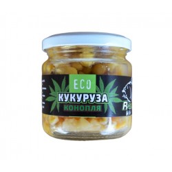 Кукуруза для насадки на крючок, Eco Robin, 200г, вкус Конопля